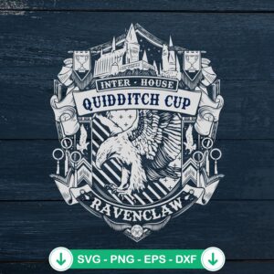 Ravenclaw Quidditch Team SVG file for Cricut cutting machine