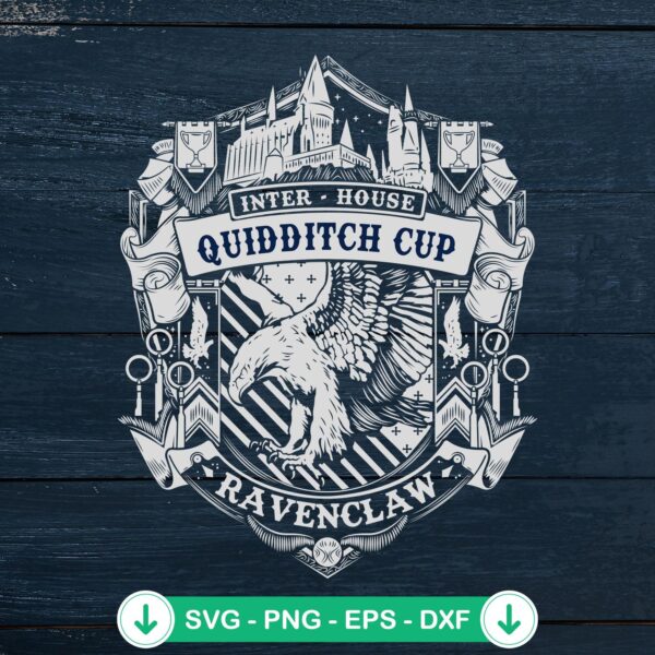 Ravenclaw Quidditch Team SVG file for Cricut cutting machine
