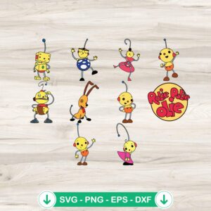 Rolie Polie Olie SVG file for Cricut, cutting file bundle