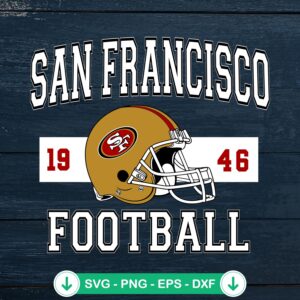 San Francisco 49ers SVG file, 49ers helmet cutting file