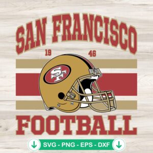 San Francisco 49ers SVG file for Cricut cutting machine
