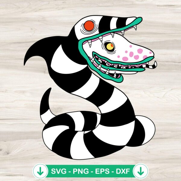 Sandworm SVG file for Beetlejuice, cutting file for crafts