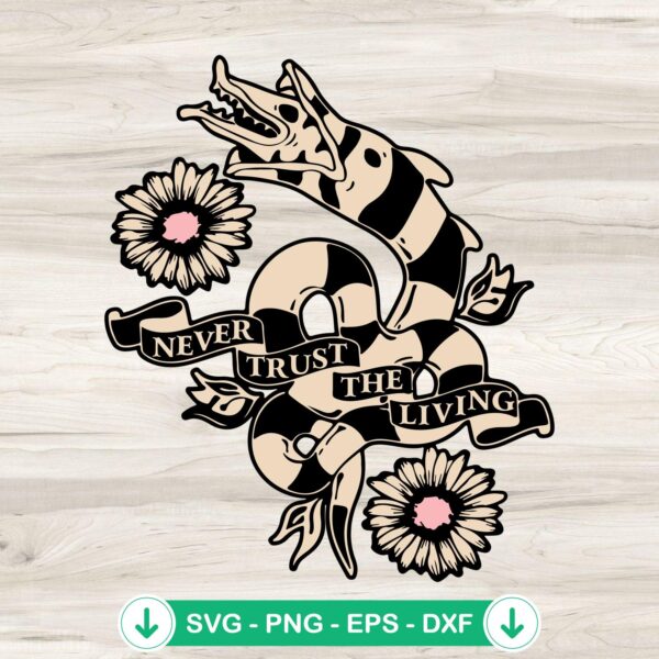 Sandworm SVG file, Beetlejuice cricut svg cutting file