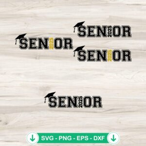 Senior 2025 SVG Bundle designs for cutting machines