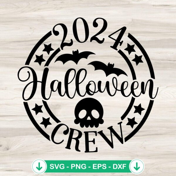 Silhouette 2024 Halloween Crew SVG file for cutting machines