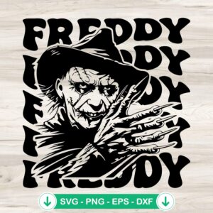 Freddy Krueger SVG file for Cricut cutting machine