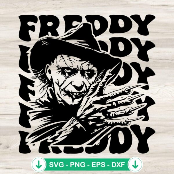 Freddy Krueger SVG file for Cricut cutting machine
