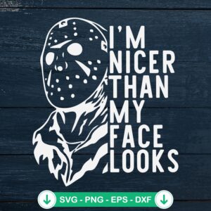 Jason Voorhees SVG file for cutting machines and crafts