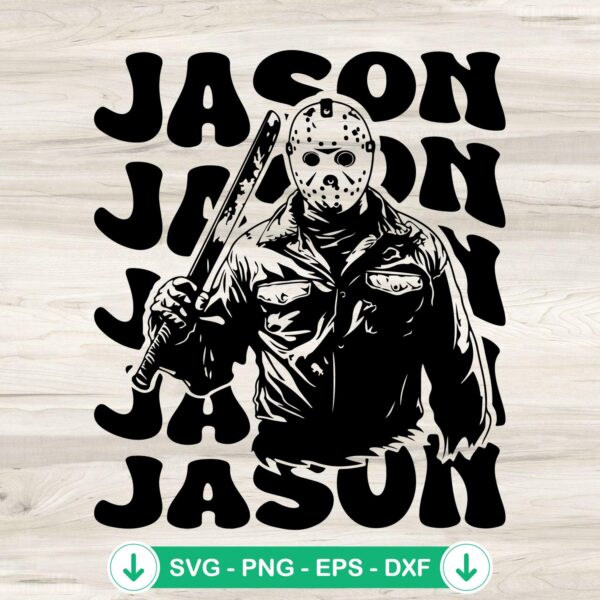 Jason Voorhees SVG file for Cricut and cutting machine