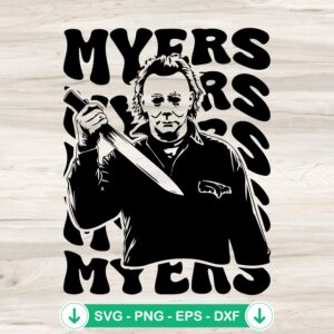 Michael Myers SVG file for Cricut and cutting machines