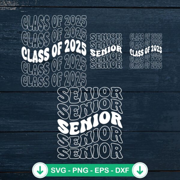 Silhouette Senior Class Of 2025 SVG cut file for Cricut