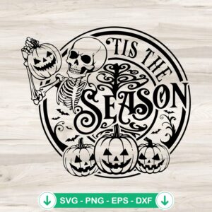 Silhouette Tis The Season Halloween SVG file for Cricut and cutting machine