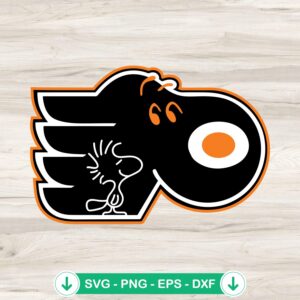 Snoopy Philadelphia Flyers SVG file for cutting machine