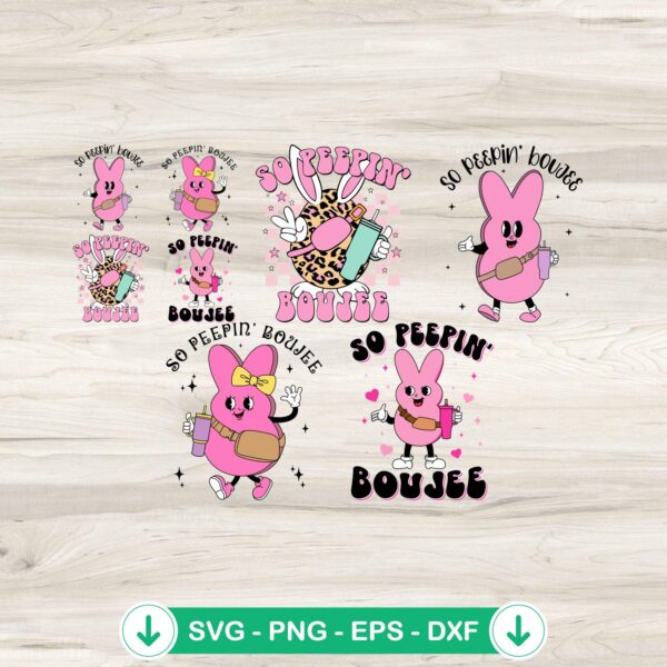 So Peepin Boujee Bundle SVG for Cricut - Cutting file