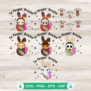 Boujee Horror Movie SVG Bundle, cutting file for Cricut