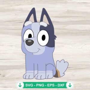 Socks Bluey SVG file, Bluey characters cutting file for Cricut