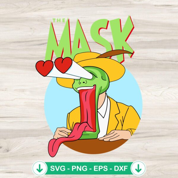 Stanley Ipkiss The Mask valentines svg file for cricut