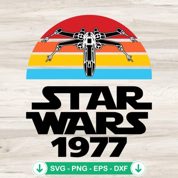 Star Wars 1977 svg file for cricut, cutting file for Star Wars Rebels Ghost Ship