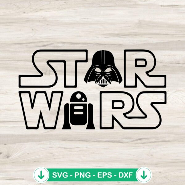 Darth Vader svg file, Star Wars cut file for cricut
