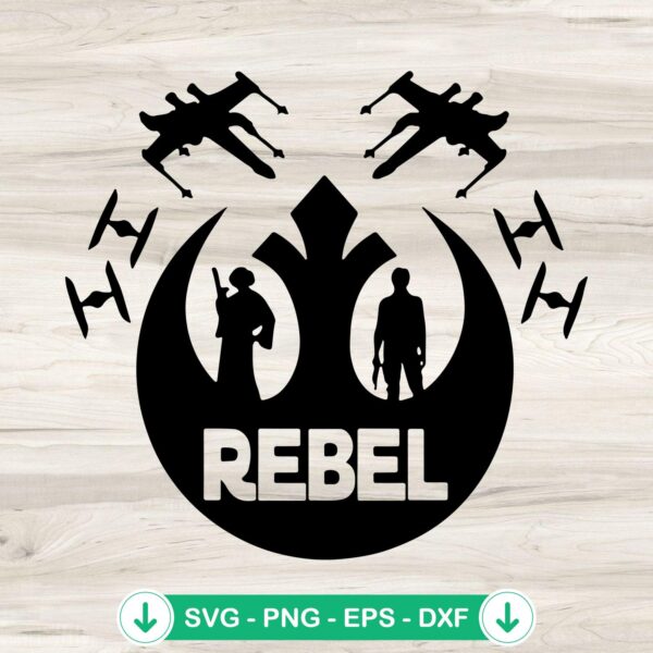 Star Wars Rebel SVG file for Cricut cutting machine