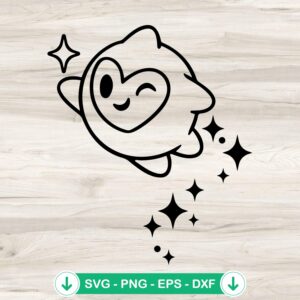 Star Wish SVG file for Cricut, cutting file design