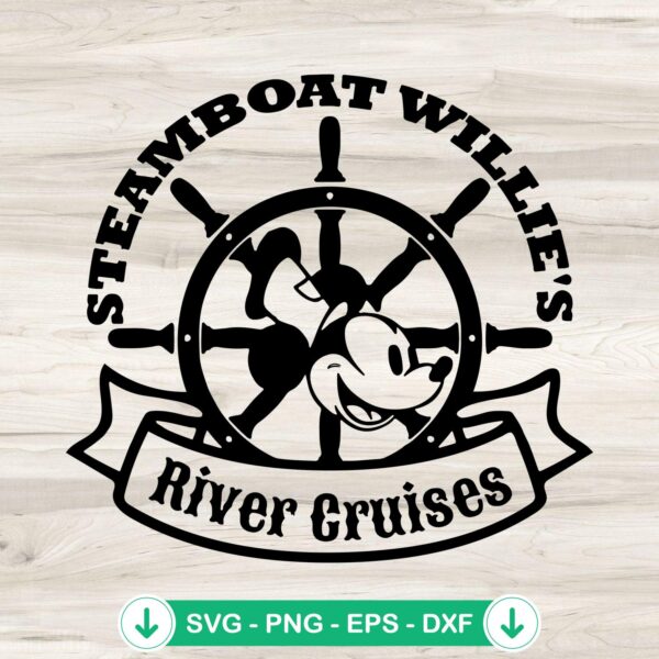 Steamboat Willie SVG file for Cricut cut files