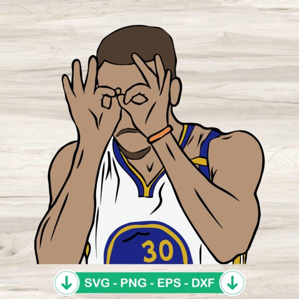 Basketball Steph Curry SVG file for cutting machine compatibility