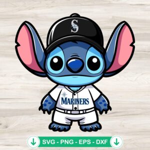 Seattle Mariners baseball SVG file for cricut projects