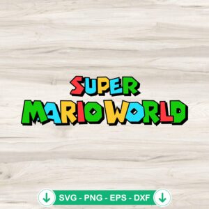 Super Mario World SVG file for Cricut cutting machine