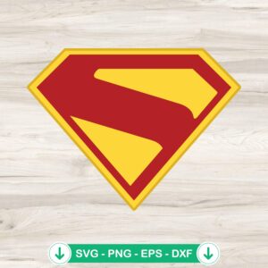 Superman 2025 logo svg file for cricut and cutting machine