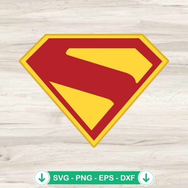 Superman 2025 logo svg file for cricut and cutting machine