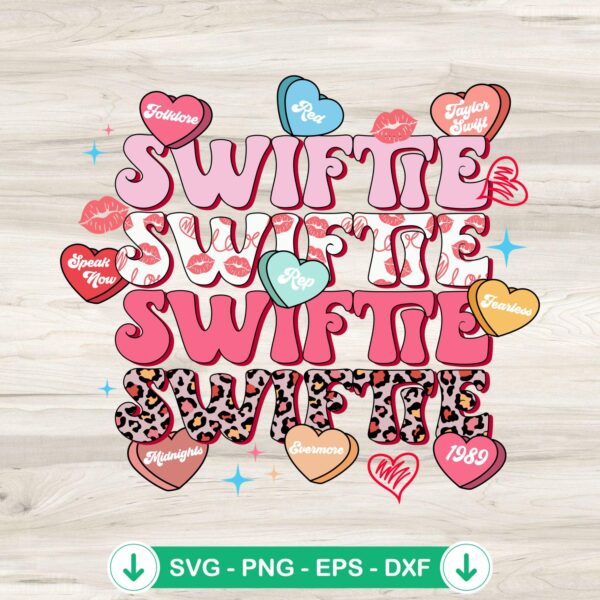 Swiftie Valentine SVG file for Cricut and cutting crafts