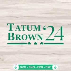 Tatum Brown 24 SVG file for Cricut and cutting machines