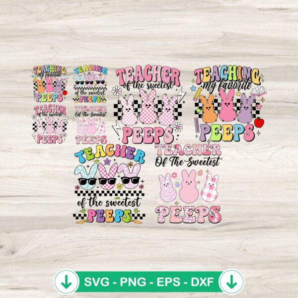 Teacher Easter SVG Bundle - cricut svg cutting file