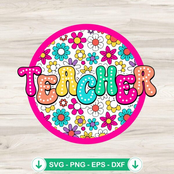 Teacher SVG file for back to school, cricut svg cutting file