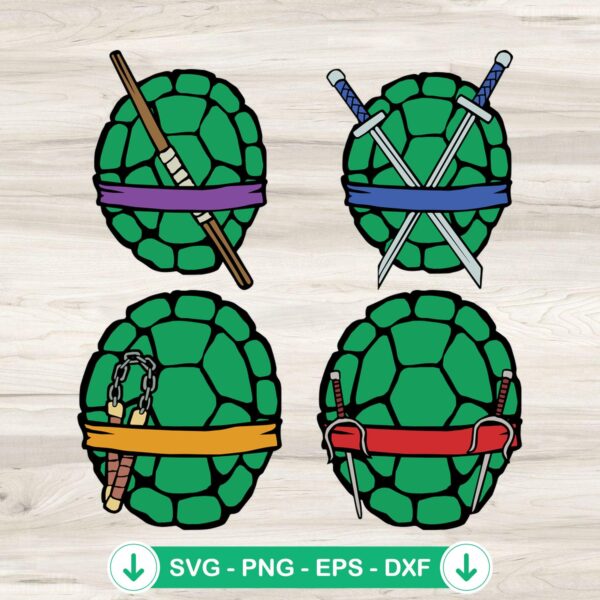 Teenage Mutant Ninja Turtles SVG file for cut files and DIY projects