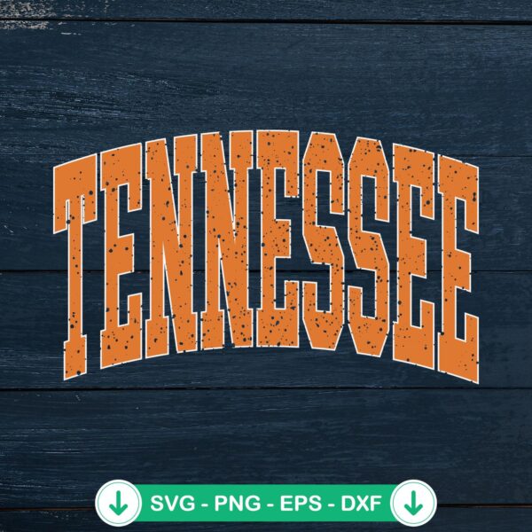 Tennessee SVG file for Cricut, Retro Tennessee cutting file