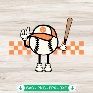 Tennessee Volunteers baseball SVG file for cutting machine