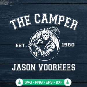The Camper Est 1980 Jason Voorhees SVG file for cricut