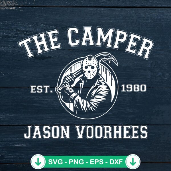 The Camper Est 1980 Jason Voorhees SVG file for cricut