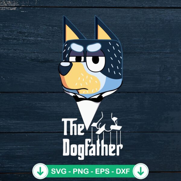 Dog Father Bluey SVG file, Cricut SVG, cutting file