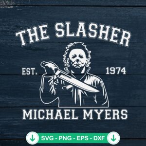 The Slasher Est 1974 SVG file for Cricut and cutting machine