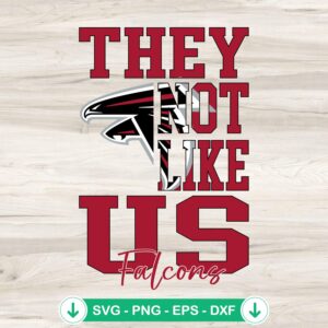 Atlanta Falcons Football SVG file for Cricut cutting machine
