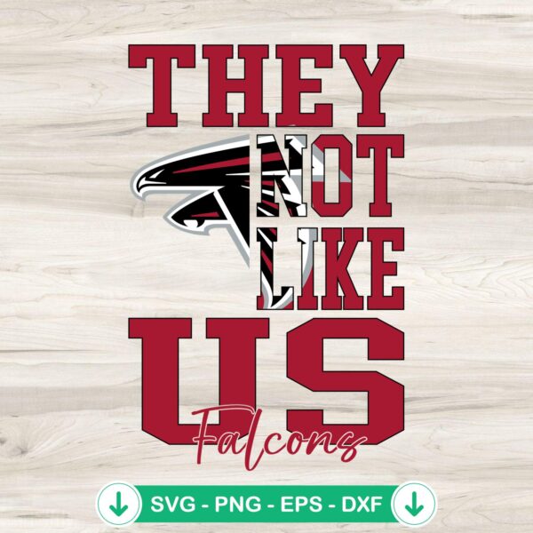 Atlanta Falcons Football SVG file for Cricut cutting machine
