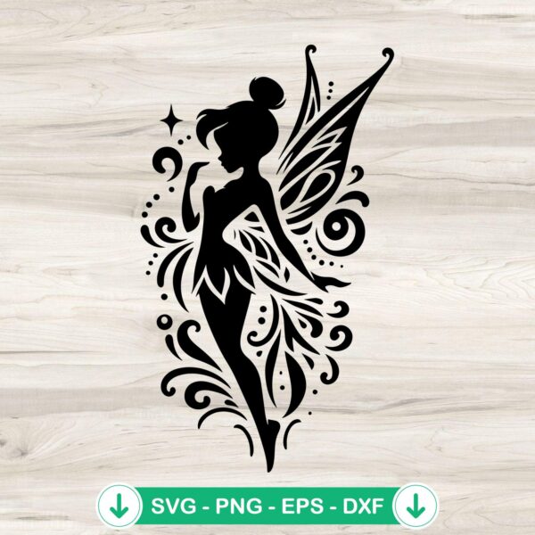 Tinker Bell Disney SVG file for Cricut and cutting machines