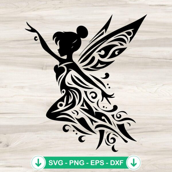 Tinker Bell svg file cut file for cricut cutting machine