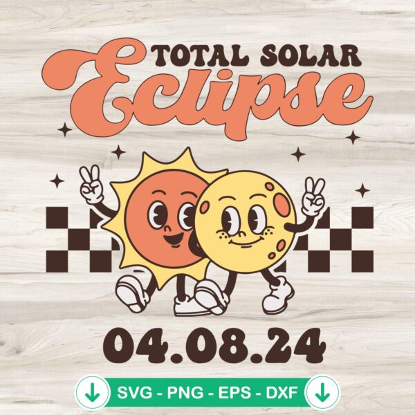 Total Solar Eclipse SVG file for Cricut cutting machines