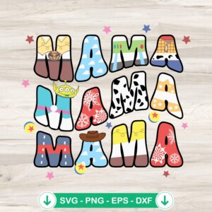 Toy Story Mama SVG file for cutting machines, cricut svg