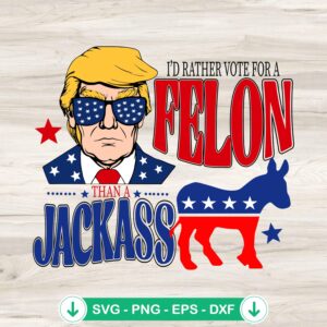 Trump 2024 SVG file for Cricut, cutting file for DIY