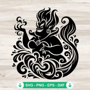 Ursula Mandala SVG file, cricut svg cutting file
